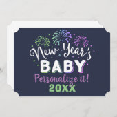 新年のベビー 案内状 (正面/裏面)