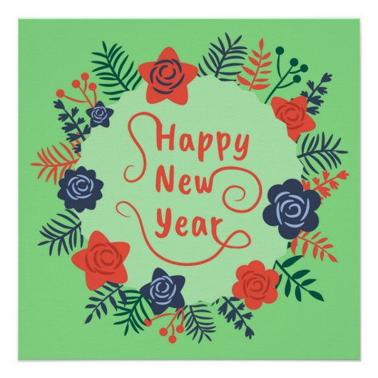 新年のポスター ポスター (正面)