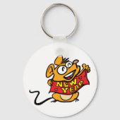 新年のマウス キーホルダー (裏面)