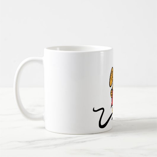 新年のマウス コーヒーマグカップ (左)