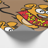 新年のマウス ラッピングペーパー