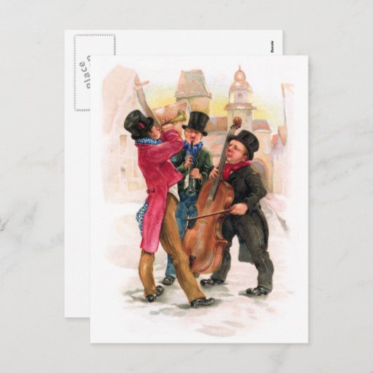 新年のミュージシャン シーズンポストカード (正面/裏面)