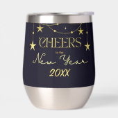 新年のメッセージの星への応援 (左面)