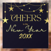 新年のメッセージの星への応援 ウィンドウサイン (シート2)