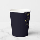 新年のメッセージの星への応援 紙コップ (右)
