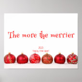 新年のメリーポスターが増える ポスター (正面)