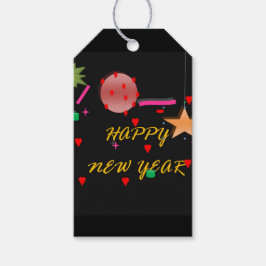 新年のラベル ギフトタグ