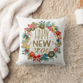 新年のリース クッション (ブランケット)