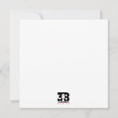 新年のリース シーズンカード (裏面)