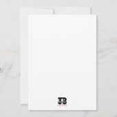 新年のリース シーズンカード (裏面)