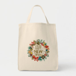 新年のリース トートバッグ