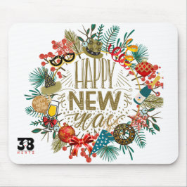 新年のリース マウスパッド