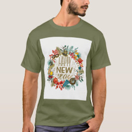 新年のリース Tシャツ
