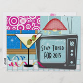 新年のレトロロックイン' - SRF 招待状 (正面/裏面)