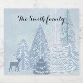 新年のワインの楽しさと成功を祈る スパークリングワインラベル (シングルラベル)