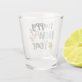 新年のワードアートを楽しむ ショットグラス (裏面)