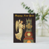 新年のヴィンテージ シーズンポストカード (スタンド正面)