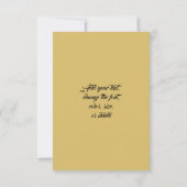 新年の中国の感謝カード サンキューカード (裏面)