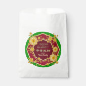 新年の中国の黄金の花:コン平脂肪チョイ フェイバーバッグ (正面)