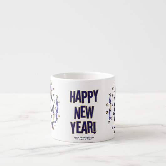 新年の乾杯 スペシャリティマグ エスプレッソカップ (正面)