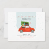 新年の冒険と住所の変更 ノートカード (正面)