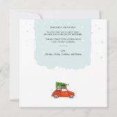 新年の冒険の新しい住所の引越し発表 ノートカード (裏面)