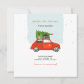 新年の冒険の新しい住所の引越し発表 ノートカード (正面)