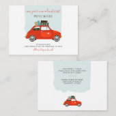 新年の冒険 新しい住まいへのお知らせ ノートカード (正面/裏面)