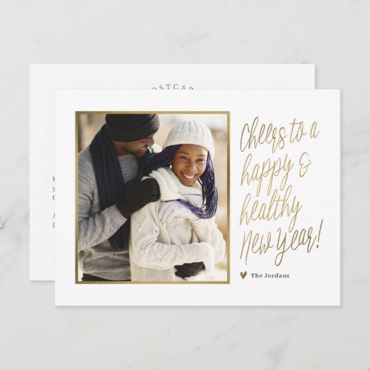 新年の写真はがき シーズンポストカード (正面/裏面)