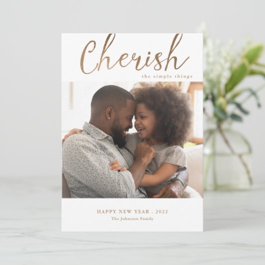 新年の写真カード/カスタムな色を大事にして下さい シーズンカード (スタンド正面)