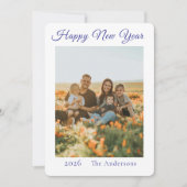 新年の写真カード シーズンカード (正面)