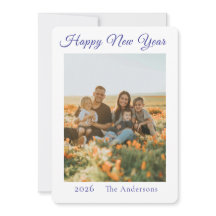 新年の写真カード