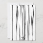 新年の写真カード|モダンな最小主義の格子 シーズンカード (裏面)