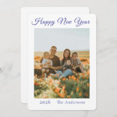 新年の写真 シーズンカード (正面/裏面)
