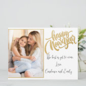 新年の写真 ホリデー カード (スタンド正面)