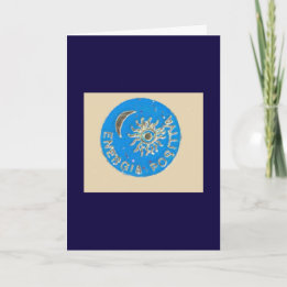 新年の前向きなエネルギー シーズンカード