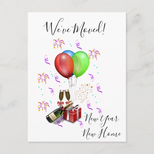 新年の動きのお知らせ移祝動 案内ポストカード (正面)