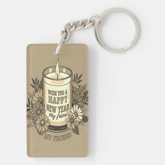 新年の友人 キーホルダー (裏面)