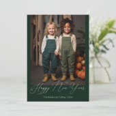 新年の台本の写真おめでとう シーズンカード (スタンド正面)