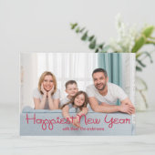 新年の台本よくはしゃぐの写真 | レッド シーズンカード (スタンド正面)