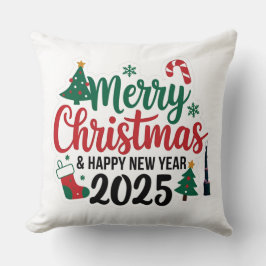 新年の声明： 2025装飾用クッション クッション