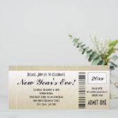 新年の夜のチケット招待状 招待状 (スタンド正面)