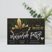 新年の夜のパーティー招待状 招待状 (スタンド正面)