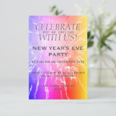 新年の夜のパーティー招待状 招待状 (スタンド正面)
