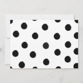 新年の夜のパーティー招待状 招待状 (裏面)