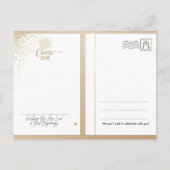 新年の夜のポストカード招待状 - 2026 インビテーションポストカード (裏面)