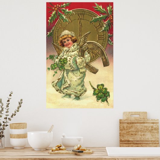 新年の天使 ポスター (キッチン)