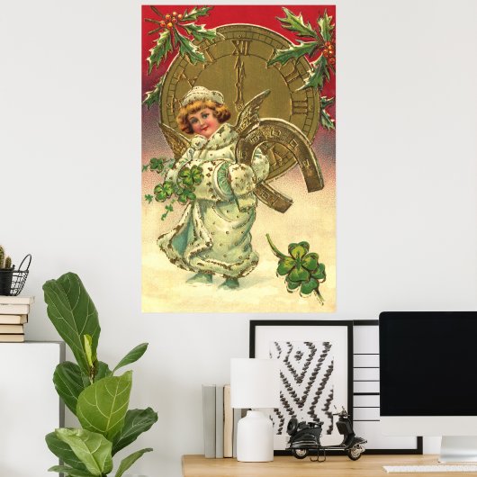 新年の天使 ポスター (ホームオフィス)