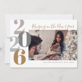 新年の婚約写真 シーズンカード (正面)