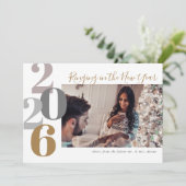 新年の婚約写真 シーズンカード (スタンド正面)